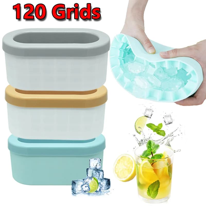 Okroglo silikonsko vedro za led