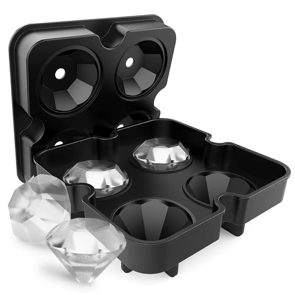 Silikonski model za ledene kocke v obliki diamanta