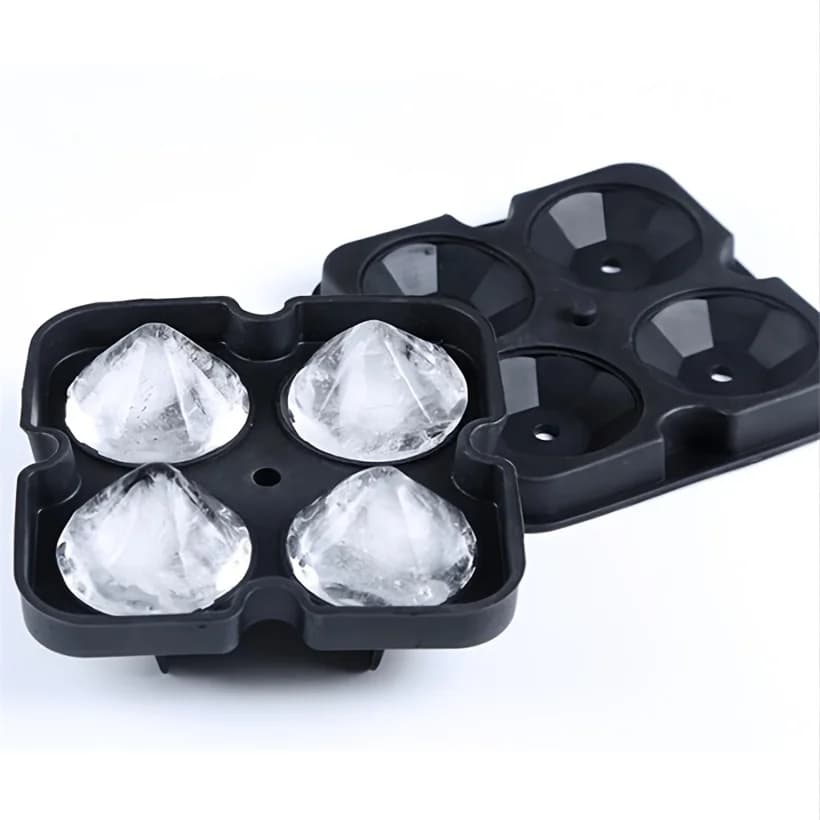 Silikonski model za ledene kocke v obliki diamanta