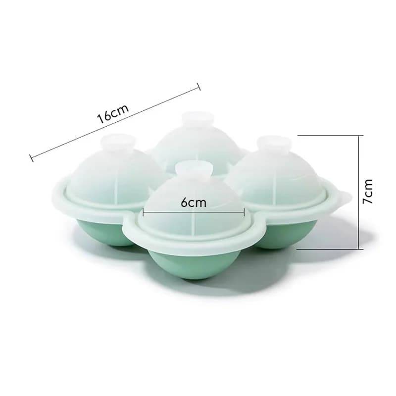6,5 cm velik kalup za ledeno kroglo
